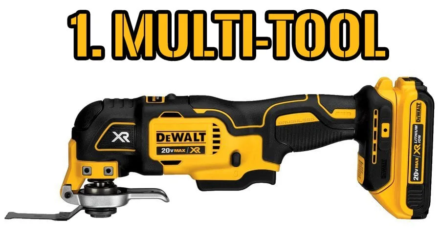 DeWalt oscillating multi-tool for grout removal