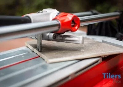 Example of an angled cut