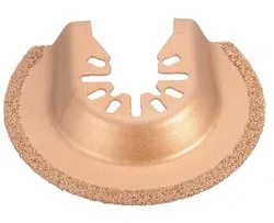 Round grout removal blade